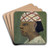 Head of a Woman of the Sudan by Ernst Schiess Art Drink Coaster set