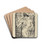 Liebespaar by Otto Mueller Drink Coasters - set of 4