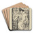 Liebespaar by Otto Mueller Art Drink Coaster set