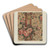 Printed Textile by Arlene Perkins Art Drink Coaster set