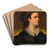 Charlotte Wolter als 'Maria Stuart' by Josef Matthias Aigner Art Drink Coaster set
