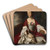 Mrs. Jerathmael Bowers by John Singleton Copley Art Drink Coaster set