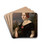 Portrait of a lady by Antoni Murzynowski Drink Coasters - set of 4 Portrait of a lady by Antoni Murzynowski Drink Coasters - set of 4