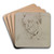 Samuel Palmer by George Richmond Art Drink Coaster set