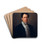 Portrait of Manuel M Gutirrez by Antonio Mara Esquivel Drink Coasters - set of 4