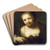 Young Girl by Giuseppe Nogari Art Drink Coaster set