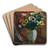 Anemones by Roger Fry Art Drink Coaster set Anemones by Roger Fry Art Drink Coaster set
