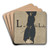 L is for Lady. From; an Alphabet by William Nicholson Art Drink Coaster set L is for Lady. From; an Alphabet by William Nicholson Art Drink Coaster set