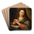 Madonna In Preghiera by Giuseppe Nuvolone Art Drink Coaster set