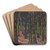 Study of Trees by Johann Walter-Kurau Art Drink Coaster set