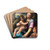 Madonna and Child with the Infant Saint John the Baptist by Girolamo Macchietti Drink Coasters - set of 4