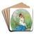Refreshment by the Fountain by Emil Auguste Pinchart Art Drink Coaster set Refreshment by the Fountain by Emil Auguste Pinchart Art Drink Coaster set