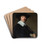 Portrait of a Man by Johannes Cornelisz Verspronck Drink Coasters - set of 4