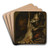 Dead Hare by Jan Weenix Art Drink Coaster set Dead Hare by Jan Weenix Art Drink Coaster set