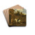 Mounted Trumpeter taking a Drink by Karel Dujardin Drink Coasters - set of 4