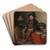 Gutt med langpipe by Jahn Ekenaes Art Drink Coaster set