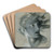 Head of Vengeance by Pierre-Paul Prud'hon Art Drink Coaster set Head of Vengeance by Pierre-Paul Prud'hon Art Drink Coaster set