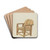 Chair by Majel G. Claflin Drink Coasters - set of 4