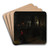 Max-Josefplatz in Munich at night by Aleksander Gierymski Art Drink Coaster set