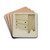 Shaker Blanket Chest by John Davis Drink Coasters - set of 4
