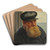 En skagensfisker med havet i baggrunden by Michael Ancher Art Drink Coaster set