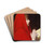 The Red Cloak by Jules Joseph Lefebvre Drink Coasters - set of 4 The Red Cloak by Jules Joseph Lefebvre Drink Coasters - set of 4