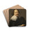 Portrait of a Man by Johannes Paulus Moreelse Drink Coasters - set of 4