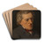 Ella (Gabriele) von Littrow (verh. von Lang) (Artist), Franz Grillparzer (Schriftsteller) by Marianne von Eschenburg Art Drink Coaster set Ella (Gabriele) von Littrow (verh. von Lang) (Artist), Franz Grillparzer (Schriftsteller) by Marianne von Eschenburg Art Drink Coaster set