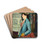 An Elegant Woman at the lyse Montmartre by Louis Anquetin Drink Coasters - set of 4
