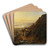 Landschaft an der Amalfikste by Albert Flamm Art Drink Coaster set