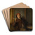The Smoker by Adriaen van Ostade Art Drink Coaster set