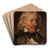 Portrait Of Thorvaldsen by Friedrich von Amerling Art Drink Coaster set