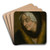 Old Woman's Head by Balthasar Denner Art Drink Coaster set
