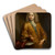 Portrait of a Man by Arnold Houbraken Art Drink Coaster set