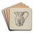 Pitcher by Charles Caseau Art Drink Coaster set Pitcher by Charles Caseau Art Drink Coaster set