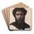 Head of a peasant, from the front by Jean-Lon Grme Art Drink Coaster set