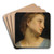 Study Of A Woman's Head (Philomle Et Progn) by William Bouguereau Art Drink Coaster set Study Of A Woman's Head (Philomle Et Progn) by William Bouguereau Art Drink Coaster set
