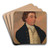Joshua Rose of Liverpool by Benjamin Marshall Art Drink Coaster set