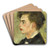 Georges Rivire by Pierre-Auguste Renoir Art Drink Coaster set