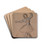 Dancer on Stage and in Motion by Edgar Degas Drink Coasters - set of 4 Dancer on Stage and in Motion by Edgar Degas Drink Coasters - set of 4