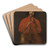 Hinric Hasenberger, the Court Jester by David Klcker Ehrenstrahl Art Drink Coaster set