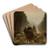 The Road to Market by Constant Troyon Art Drink Coaster set
