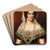 Knigin Therese von Bayern by Joseph Karl Stieler Art Drink Coaster set