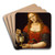 Mary Magdalen by Andrea Solario Art Drink Coaster set