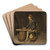 Seated Hunter In A Tavern by Philips Koninck Art Drink Coaster set