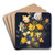 Still Life With Bouquet Of Flowers by Jan Brueghel The Elder Workshop Art Drink Coaster set