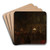 Paris Opera at night by Aleksander Gierymski Art Drink Coaster set