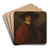 Self-Portrait by Barent Fabritius Art Drink Coaster set