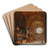 Venice, Interior View of the Basilica di San Marco by Carlo Canella Art Drink Coaster set