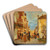 An alley in Venice by Tina Blau Art Drink Coaster set